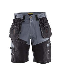 Blakläder Xtreme Shorts 1502 grau, Farbe:grau/sw, Größe:56