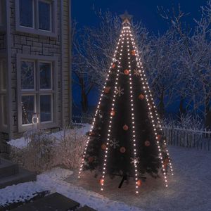 vidaXL Svetelná sieť na vianočný stromček so 400 LED diódami 400 cm