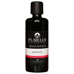 PURELIA Saunaaufguss Konzentrat Slivovitz 100 ml natürlicher Sauna-aufguss - reine ätherische Öle