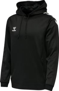 Hummel hmlCORE XK POLY KIDS SWEAT HOODIE - BLACK - 128 Hummel hmlCORE XK POLY KIDS SWEAT HOODIE - BLACK - 128