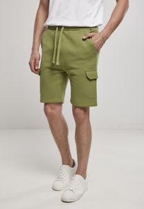 Urban Classics - Organic Cargo Sweatshorts oliv - 5XL