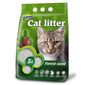 Hilton Forest Cat Litter - Bentonite Forest Katzenstreu 5L frischer Waldduft stark klumpend