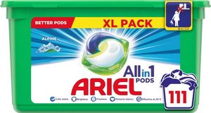 Ariel Waschmittel 3in1 Pods Alpine Quarter Box 3 x 37 Stück