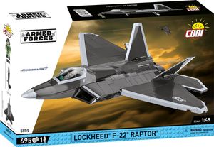 Cobi-5855 - 695 Pcs Armed Forces /5855/ Lockheed F-22 Raptor