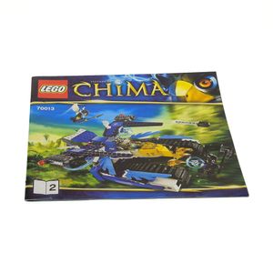 1x Lego Bauanleitung Heft 2 Legends of Chima Equilas Ultra-Stürmer 70013