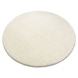Moderní kulatý koberec LATIO 71351056, pratelný, krémový (Velikost: kruh 160 cm)