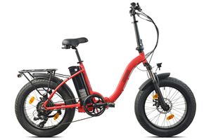 LLobe Falt E-Bike 20" Terrain, rot, 36V/13Ah