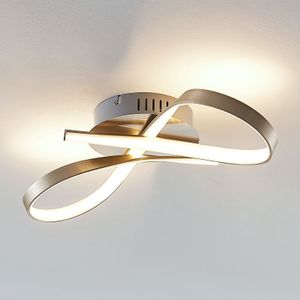 Lindby LED Deckenleuchte 'Alana' (Modern) in Alu aus Aluminium u.a. für Wohnzimmer & Esszimmer (1 flammig,, inkl. Leuchtmittel) - Lampe, LED-Deckenlampe, Deckenlampe , Wohnzimmerlampe