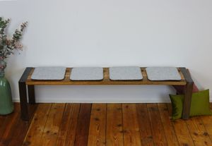 animal-design Sitzkissen Sitzmatten aus Filz Sitzunterlagen Kälteschutz 4er Set, Größe:Größe 1, Set:4 Stück im Set