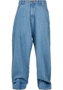 Southpole Hadicové džínsové nohavice Retro Mid Blue-34