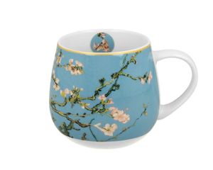 Kubek do kawy Duo Van Gogh Almond Blossom wykonany z porcelany, kubek, filiżanka do herbaty, filiżanka do kawy z uchwytem 430 ml