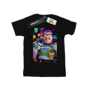 Disney - "Toy Story 4 Buzz Lightyear Poster" T-Shirt für Jungen BI51503 (128) (Schwarz)
