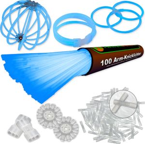 100 Arm Knicklichter | BLAU | Testurteil 1,4 , Menge:1 Rolle 100 Arm Knicklichter | BLAU | Testurteil 1,4 , Menge:1 Rolle
