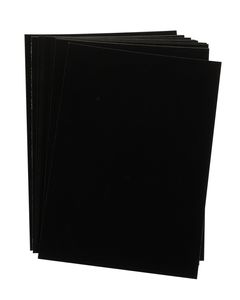 Enkaustik-Malkarten, A6, 10 Stk., schwarz
