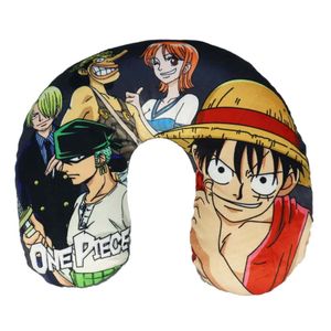 Anime One Piece Ruffy Kinder Reisekissen Nackenkissen Auto Flugzeug