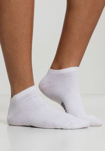 Ponožky Urban Classics Logo No Show Socks 5-Pack white - 39–42