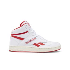 Reebok Classic Basketball-Schuhe coole Herren High Top Sneaker BB 4600 Weiß/Rot, Größe:41