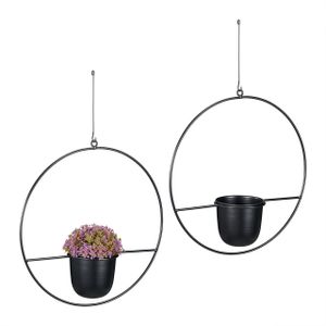 relaxdays Blumenampel 2er Set