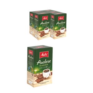 MELITTA Filterkaffee Auslese Klassisch gemahlener Röstkaffee 6 x 500g kräftig