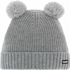 Eisbär Ponti Pompon Kids Beanie Grey UNI Zimowa czapka