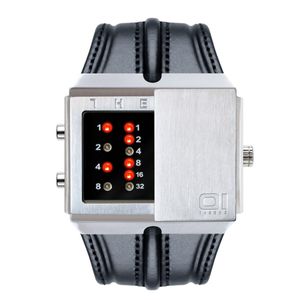 THE ONE Uhr Herren Binär-Armbanduhr Slider SD102R1