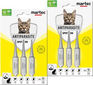 martec PET CARE 6x1ml Spot on für katzen, Spot on Katze, Spot on, Spot on Flöhe, Zeckenschutz Katze