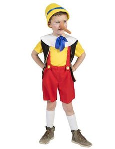 Pinocchio Kostüm Holzpuppe für Kinder