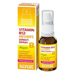 Vitamin B12 Hevert přímý sprej proti únavě, pro více energie, 30 ml roztok