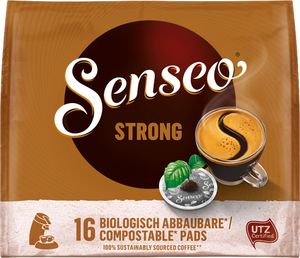 Senseo, Kaffeepads, Kräftig, 16 er, 111 g, UTZ