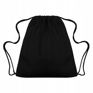 Baumwollsack Rucksack mit Schnurzug Öko 34x40cm 220g Schwarz
