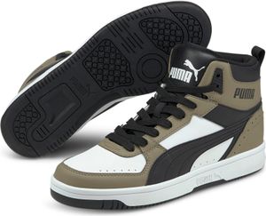 Puma Rebound JOY Sneakers Uni weiß grau schwarz Gr 44,5