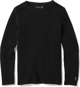 Smartwool Kids' Merino 25" Baselayer Crew black M = 9-10 Jahre