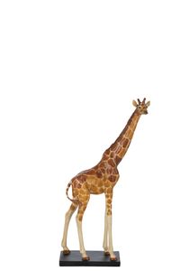 Authentische Polyresin-Giraffe in Naturfarben – Dekorative Skulptur in drei Größen – Höhe 72cm