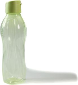 TUPPERWARE To Go Eco 1 L grün mit Skala Trinkflasche Ökoflasche Flasche Öko