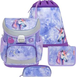 Belmil Mini-Fit Schulranzen Set 4-teilig mit Brustgurt - Mystic Luna