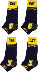 CAT Caterpillar 12 Paar in 43-46 kurze, blaue Arbeitssocken, Arbeitssneaker / Socken