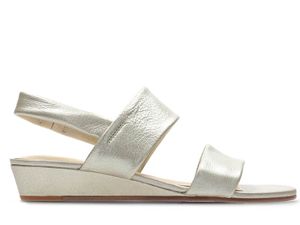 Damskie sandały CLARKS Sense Lily Leather Sandals Champagne 36