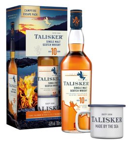 Talisker 10 Jahre Skye Geschenkset Single Malt Whisky 0,7l, alc. 45,8 Vol.-%