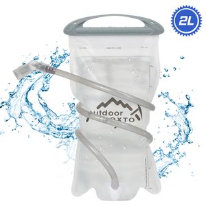 2L Trinkblase Auslaufsicherer Wasserbehaelter Wasserblase fuer Trinkrucksack Wasserspeicherbeutel zum Radfahren Wandern Laufen Klettern