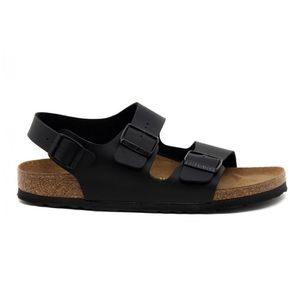 Birkenstock Milano Schwarz Birko-Flor Größe: 42 Schmal