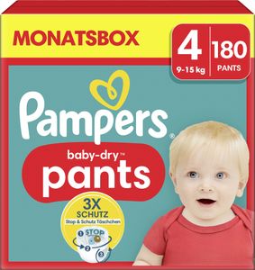 Pampers Baby Dry Pants Gr. 4 (9-15 kg) 180 St.