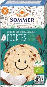 Sommer Glutenfrei und Glücklich Cookies Coco & Choco -- 125g Sommer Glutenfrei und Glücklich Cookies Coco & Choco -- 125g