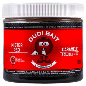 Dudi Bait Mister Red Super Hot Flooded Hook Balls 20mm 100g