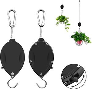 2er Set Blumenampel Pflanzenrolle Haken, Versenkbarer Aufhänger der Pflanzenrolle, Verstellbarer Schwerer Pflanzenblumenkorbhaken, Kann Hoch und Runter Gehoben Werden 2er Set Blumenampel Pflanzenrolle Haken, Versenkbarer Aufhänger der Pflanzenrolle, Verstellbarer Schwerer Pflanzenblumenkorbhaken, Kann Hoch und Runter Gehoben Werden