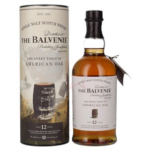 The Balvenie 12 Years Old The Sweet Toast of AMERICAN OAK 43 %  0,70 Liter