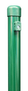 Alberts Zaunpfosten für Maschendrahtzäune | sendzimirverzinkt, grün kunststoffbeschichtet | Länge 1500 mm | Pfosten-Ø 34 mm