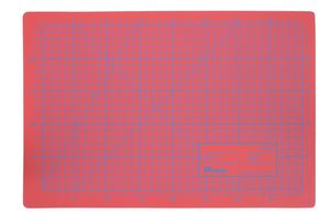 Schneidematte 3-lagig und selbstheilend rot orange 30x45cm A3