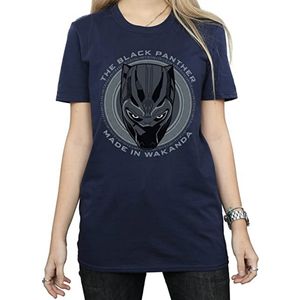 Black Panther - "Made In Wakanda" T-Shirt für Damen BI1651 (L) (Marineblau)
