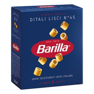 32x Pasta Barilla - Ditali Lisci N.45 - 500g - Italienische Nudeln