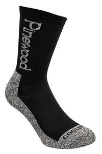 Pinewood 9212 Coolmax (Polyesterfasern) Socke 2-er Pack 43-45 schwarz/grau